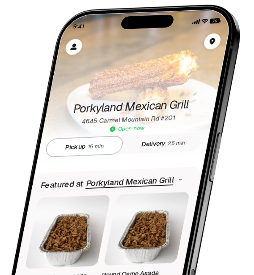 Porkyland Mexican Grill app preview