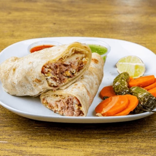 Bacon & Eggs Burrito.