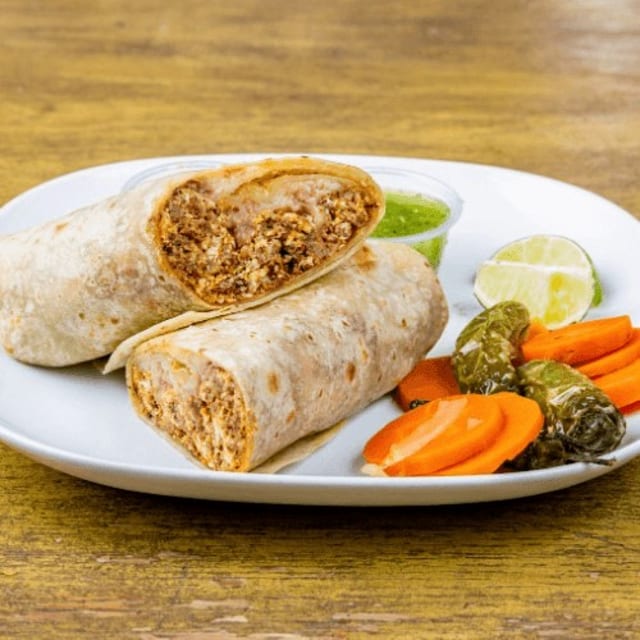 Chorizo & Eggs Burrito.