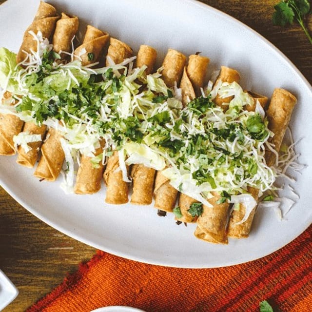 Rolled Taco Feast.