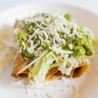 Three Rolled Potato Tacos