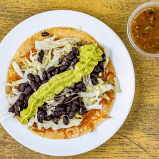 Veggie tostada